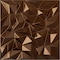 Ekena Millwork 19 5/8in. W x 19 5/8in. H Leto EnduraWall Decorative 3D Wall Panel Covers 2.67 Sq. Ft. WP20X20LTCDC - alternate 1